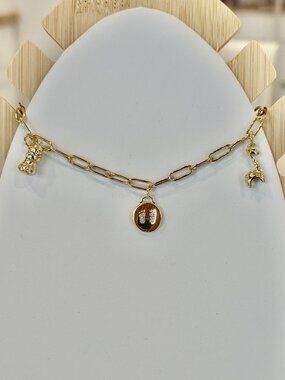 Gold Charm Bracelet